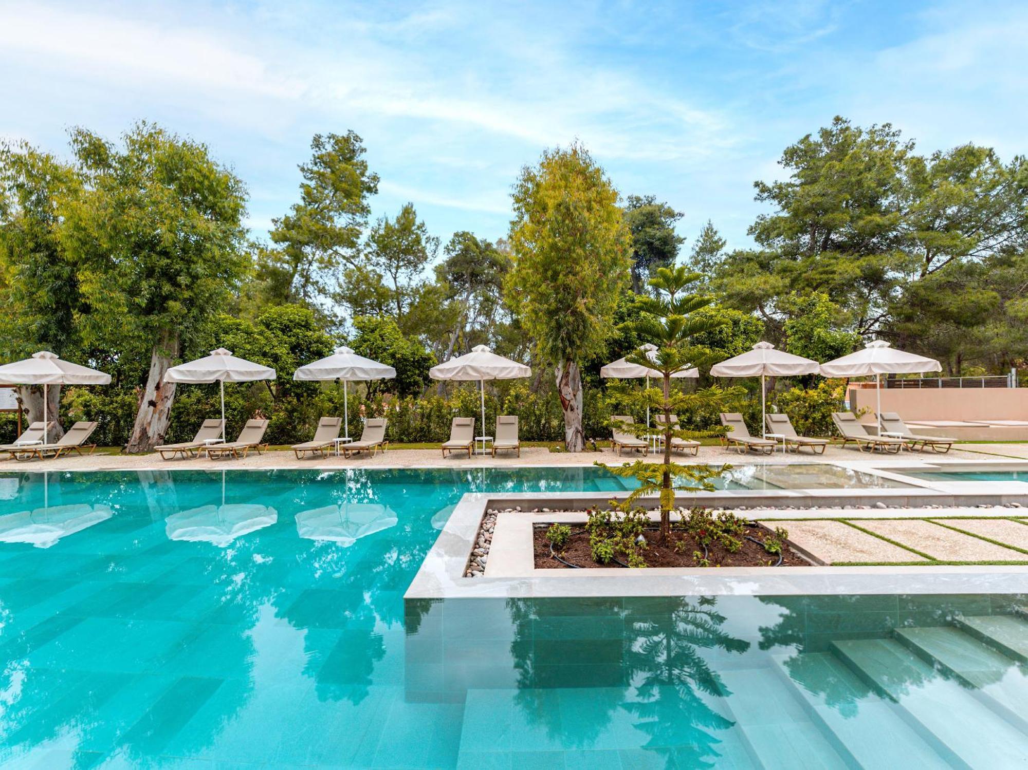 Grecotel Luxme Palms At Riviera Olympia & Aqua Park 루트라 킬리니스 외부 사진