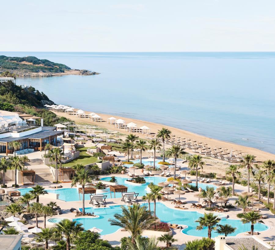 Grecotel Luxme Palms At Riviera Olympia & Aqua Park 루트라 킬리니스 외부 사진